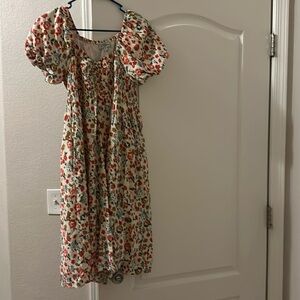 Floral midi dress